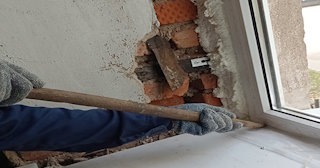 Демонтаж оконных откосов по выгодной цене от 510 руб. в Киржаче - Сварной-Крж
